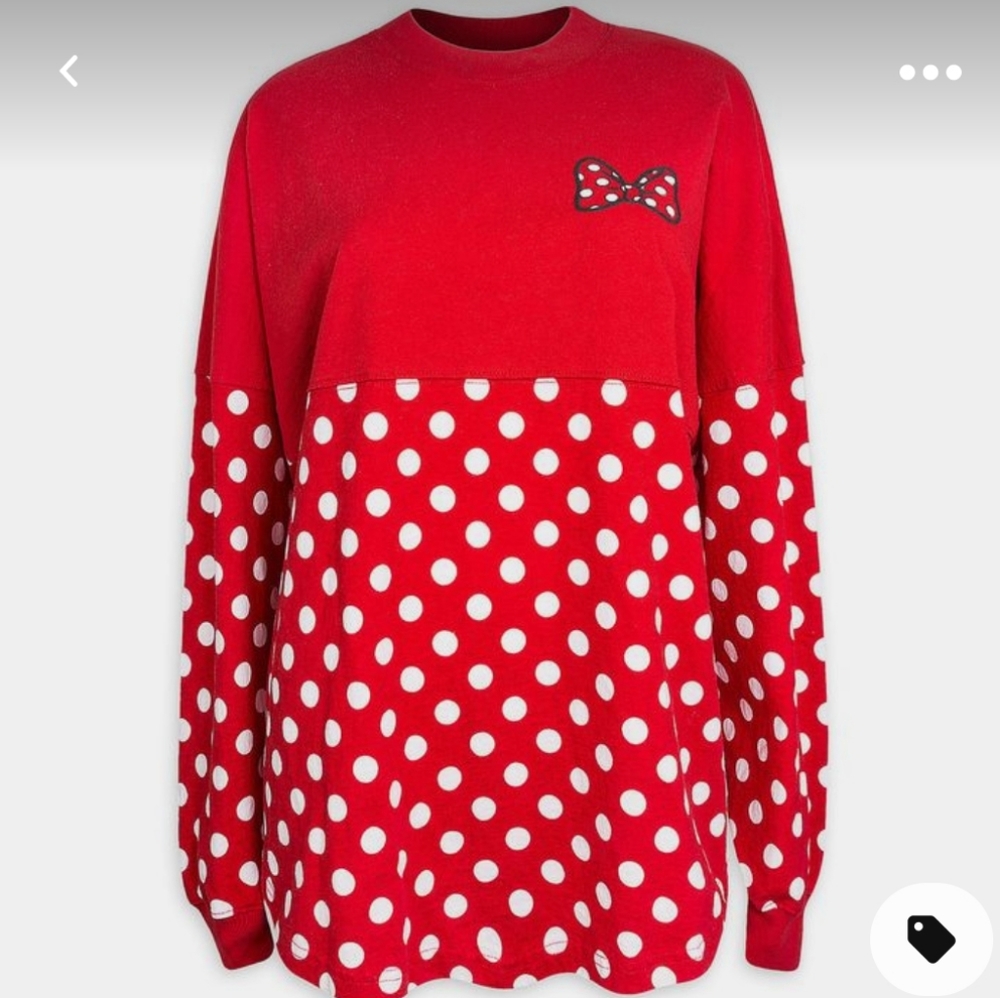 Minnie mouse spirit jersey from Disney parks